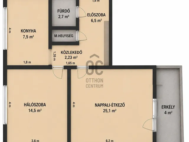 Eladó lakás Gödöllő 62 nm