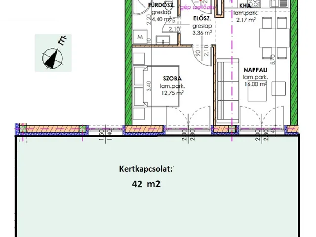 Eladó lakás Debrecen, Nyulas 47 nm