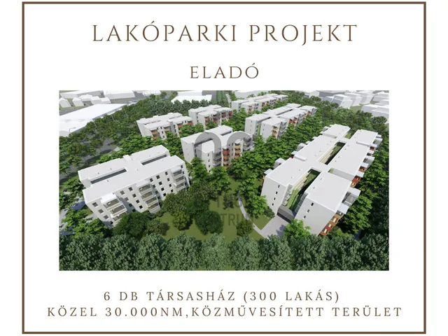 Eladó telek Debrecen, Homokkert 30000 nm