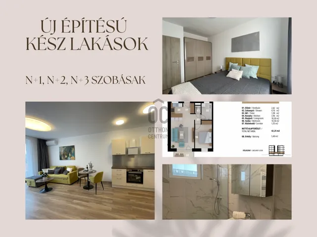 Eladó lakás Debrecen, Homokkert 64 nm
