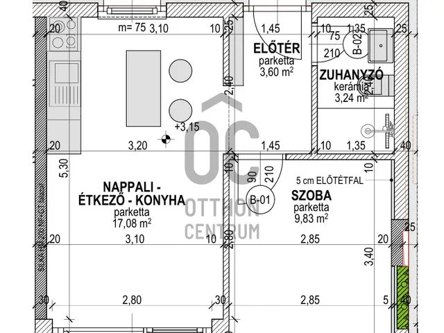 Eladó lakás Debrecen, Hatvan utcai kert 36 nm