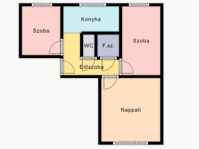 Eladó lakás Debrecen, Fényesudvar 54 nm