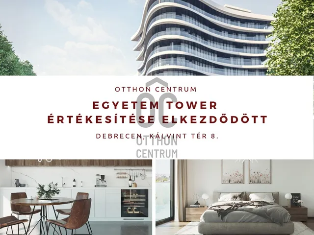Eladó új építésű lakópark Debrecen, Nagyerdő