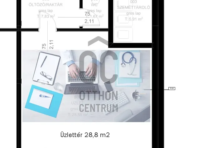 Eladó kereskedelmi és ipari ingatlan Balmazújváros 38 nm