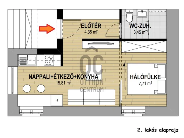 Eladó lakás Debrecen, Belváros 32 nm