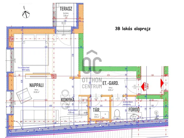 Eladó lakás Debrecen, Belváros 42 nm
