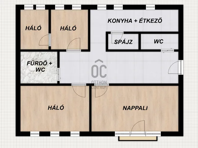 Eladó lakás Debrecen, Belváros, Teleki utca 72 nm