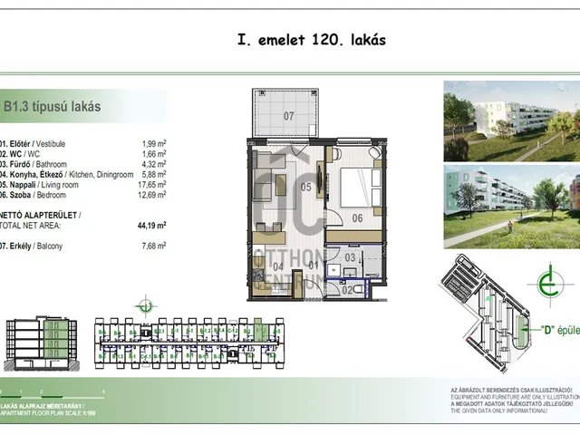 Eladó lakás Debrecen, Homokkert