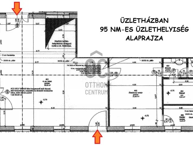 Kiadó kereskedelmi és ipari ingatlan Hajdúböszörmény, Belváros 95 nm