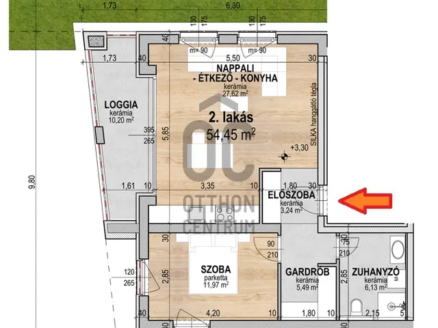 Eladó lakás Debrecen, Tócóliget 54 nm