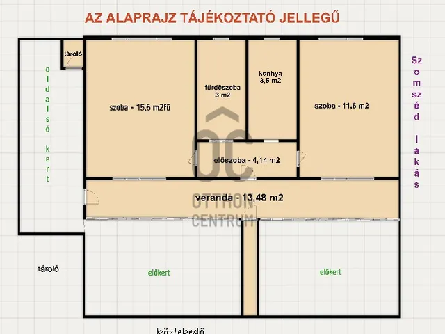 Eladó lakás Budapest XXIII. kerület, Soroksár 51 nm