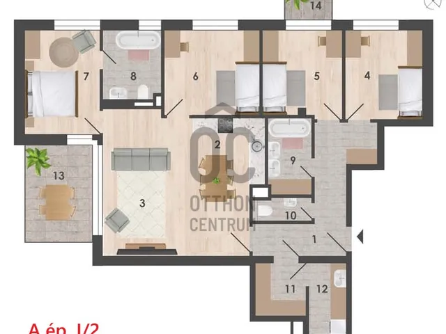 Eladó lakás Budapest XIV. kerület, Herminamező 116 nm