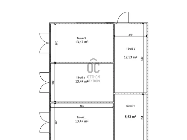 Eladó kereskedelmi és ipari ingatlan Budapest XVI. kerület, Rákosszentmihály 310 nm