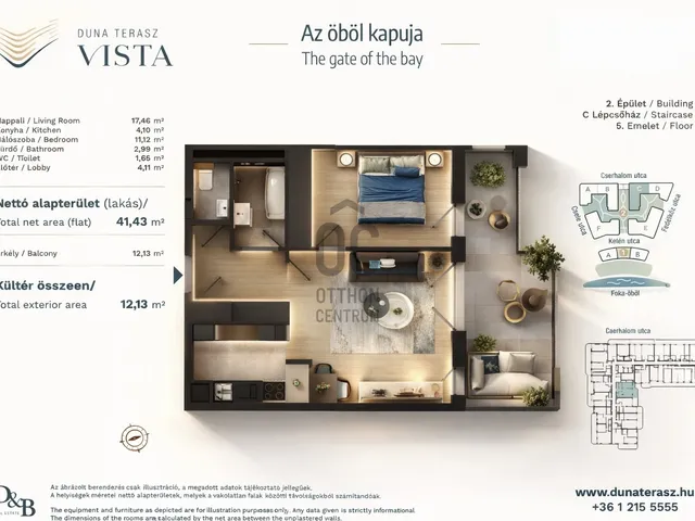 Eladó lakás Budapest XIII. kerület 41 nm