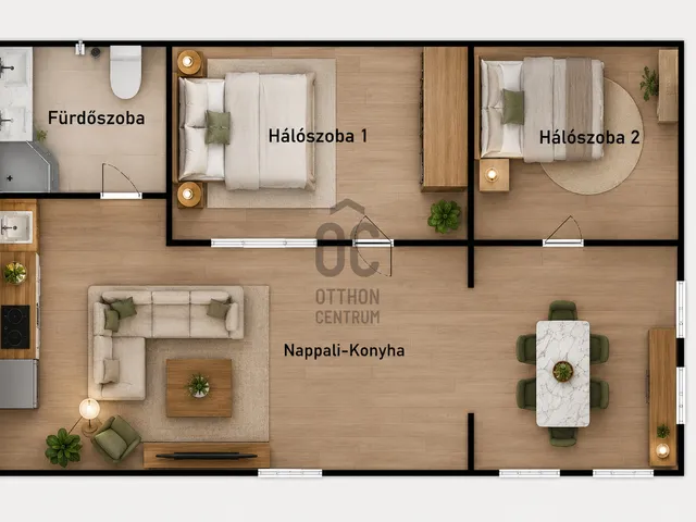 Kiadó lakás Budapest IV. kerület, Újpest 51 nm