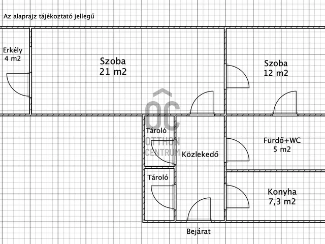 Eladó lakás Miskolc 57 nm