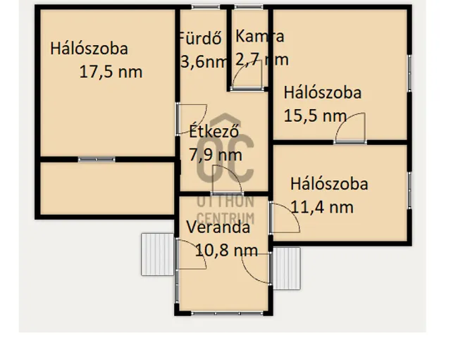 Eladó ház Tápiószentmárton 69 nm