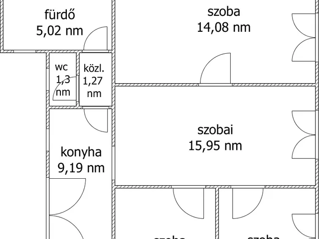 Eladó lakás Cegléd 62 nm