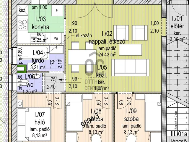 Eladó lakás Cegléd 66 nm