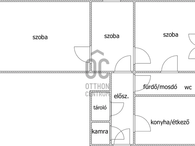 Eladó lakás Kecskemét, Árpádváros 57 nm