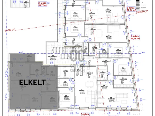 Eladó új építésű lakópark Cegléd