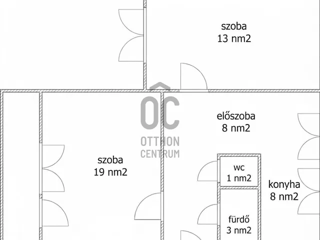 Eladó lakás Cegléd 54 nm