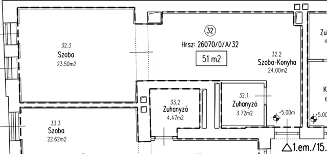 Eladó lakás Budapest XIII. kerület 51 nm