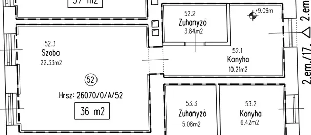 Eladó lakás Budapest XIII. kerület 36 nm