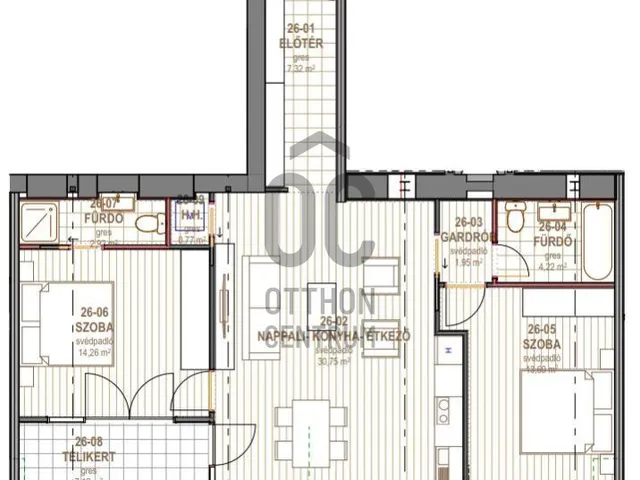 Eladó lakás Budapest VI. kerület 82 nm