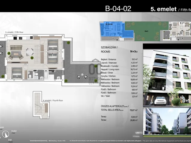 Eladó lakás Budapest XIII. kerület, Angyalföld 83 nm