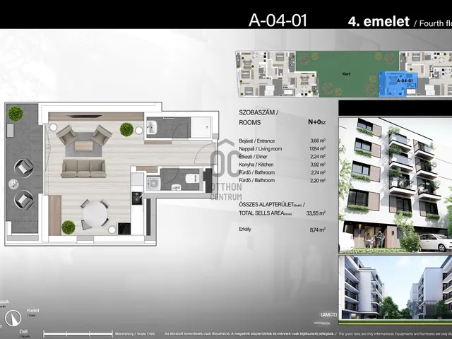 Eladó lakás Budapest XIII. kerület, Angyalföld 32 nm