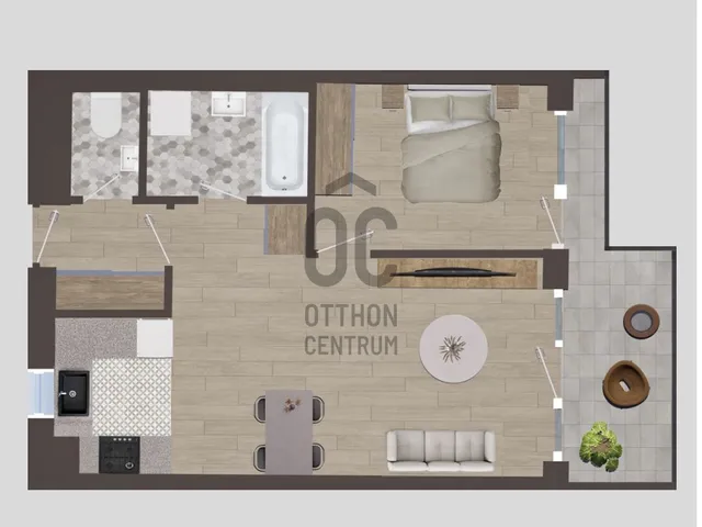 Eladó lakás Budapest XIX. kerület 42 nm