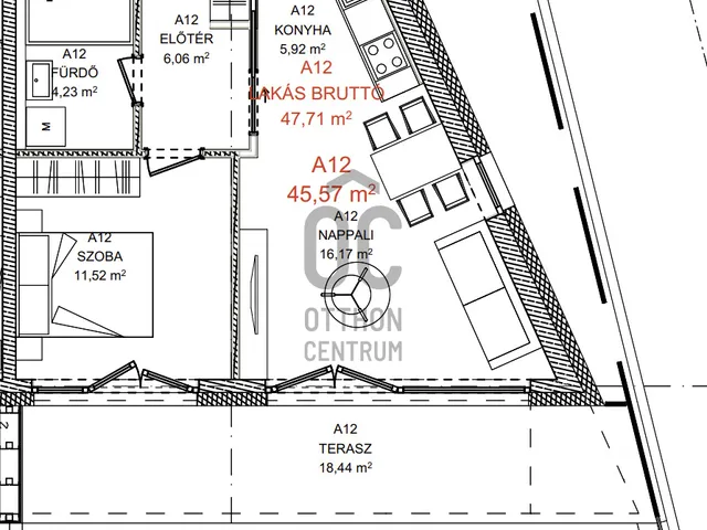 Eladó lakás Budapest XIX. kerület 47 nm