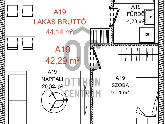 Eladó lakás Budapest XIX. kerület 42 nm