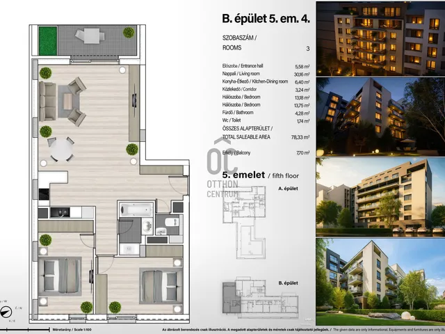 Eladó lakás Budapest XIII. kerület, Angyalföld 78 nm