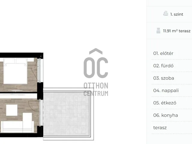 Eladó lakás Budapest XIII. kerület 41 nm