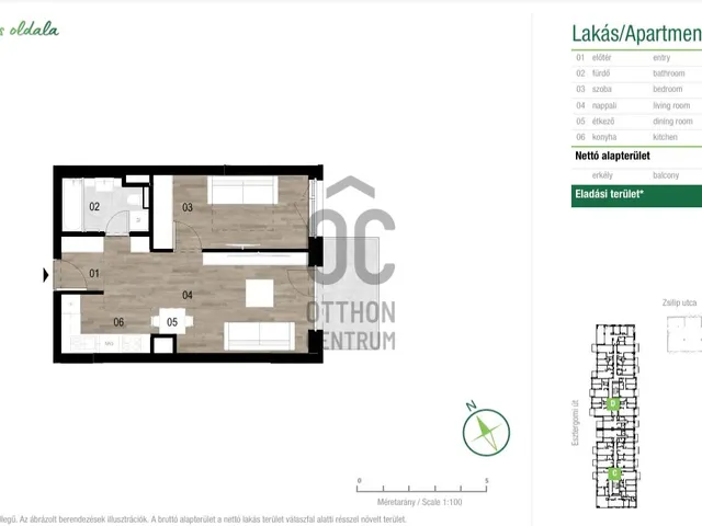 Eladó lakás Budapest XIII. kerület 40 nm