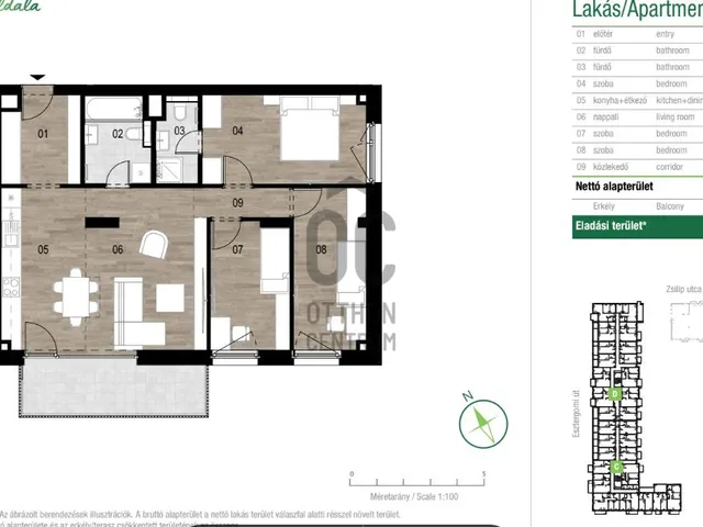 Eladó lakás Budapest XIII. kerület 79 nm