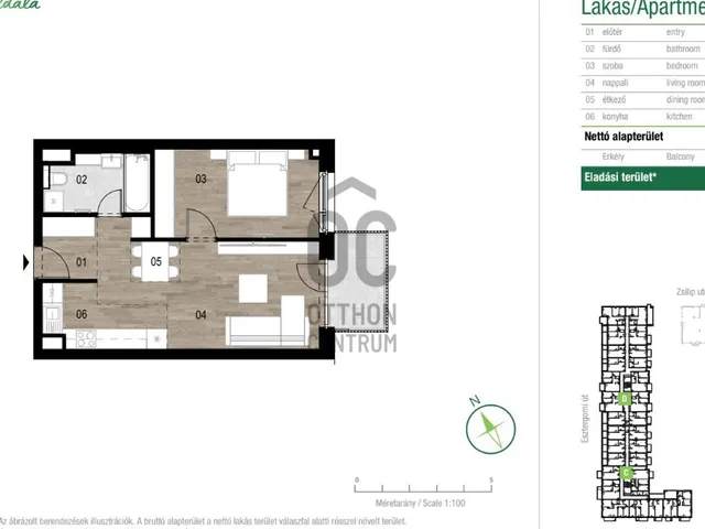 Eladó lakás Budapest XIII. kerület 45 nm