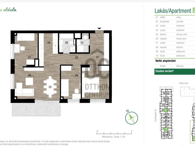 Eladó lakás Budapest XIII. kerület 79 nm