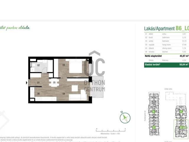 Eladó lakás Budapest XIII. kerület 45 nm