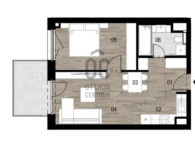 Eladó lakás Budapest XIII. kerület 42 nm