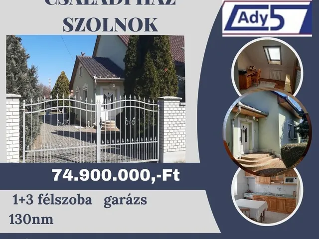 Eladó ház Szolnok, Szandaszőlős 130 nm