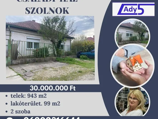 Eladó ház Szolnok, Kertváros 99 nm