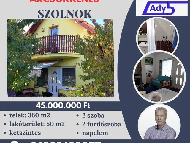 Eladó ház Szolnok, Alcsisziget 50 nm