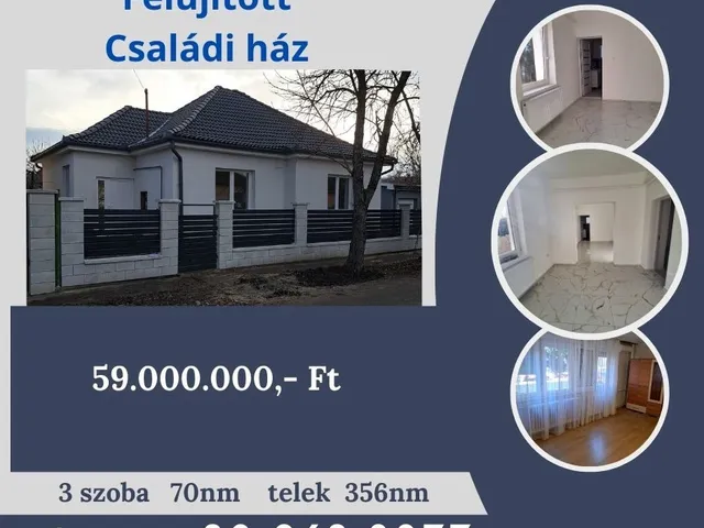 Eladó ház Szolnok, Belváros 70 nm