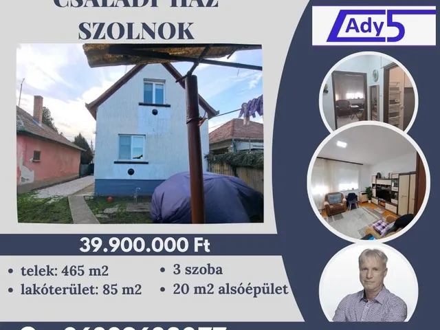 Eladó ház Szolnok, Déli városrész 85 nm