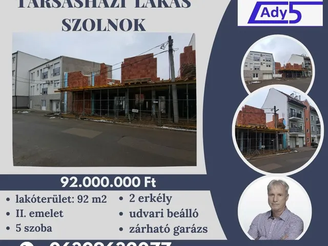 Eladó lakás Szolnok, Belváros 91 nm