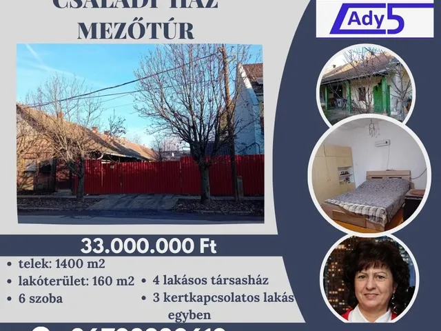 Eladó ház Mezőtúr 160 nm