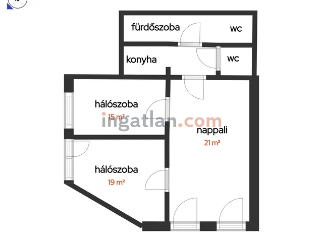 Kiadó kereskedelmi és ipari ingatlan Budapest V. kerület, Belváros, Szalay u. 1-7 16 nm